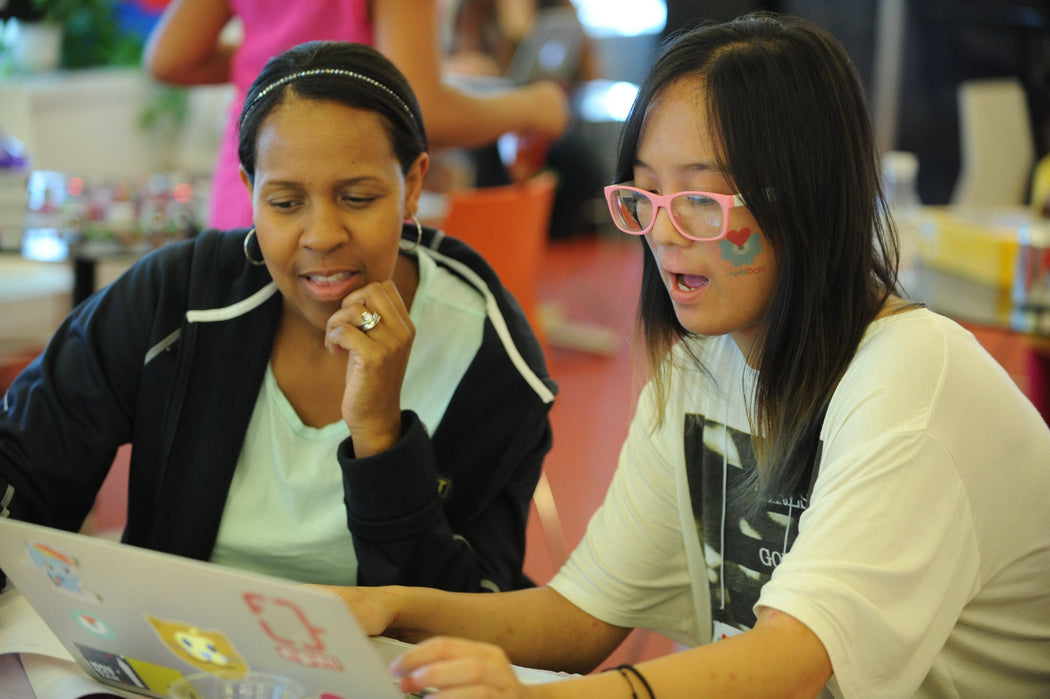 Take Your Daughter to Hack Day - NYC -  DIY Party Set (2 White Bands)
