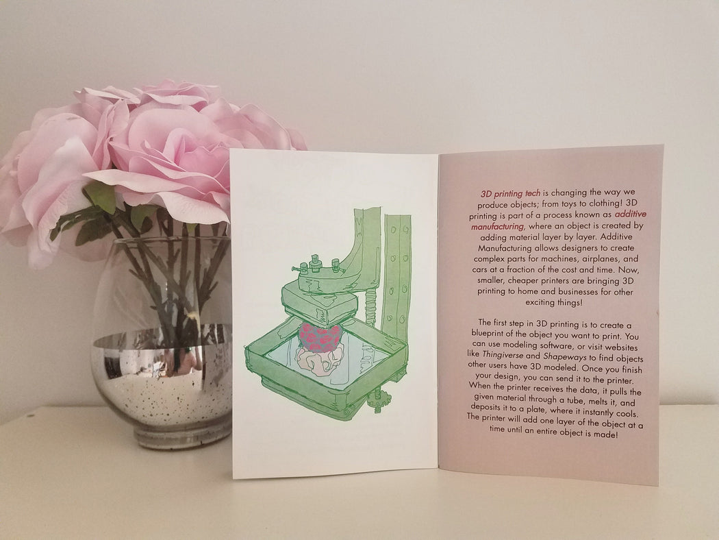 Jewelbots Zine -  DIY Party Set (2 White Bands)